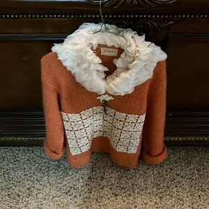 Handmade wool blend sweater. Size small. An original piece